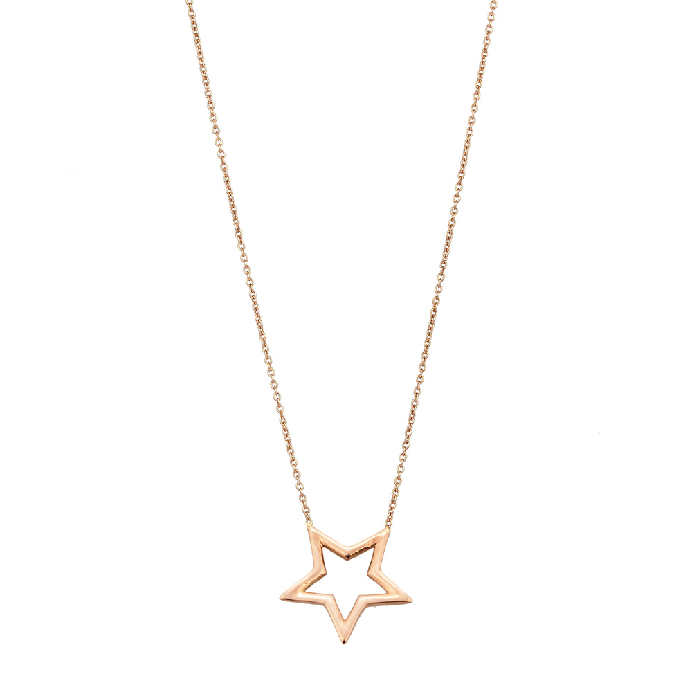 Medallion Wire Star Small Size Necklace