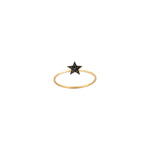 Wonder Women Star Ring - Black Diamond