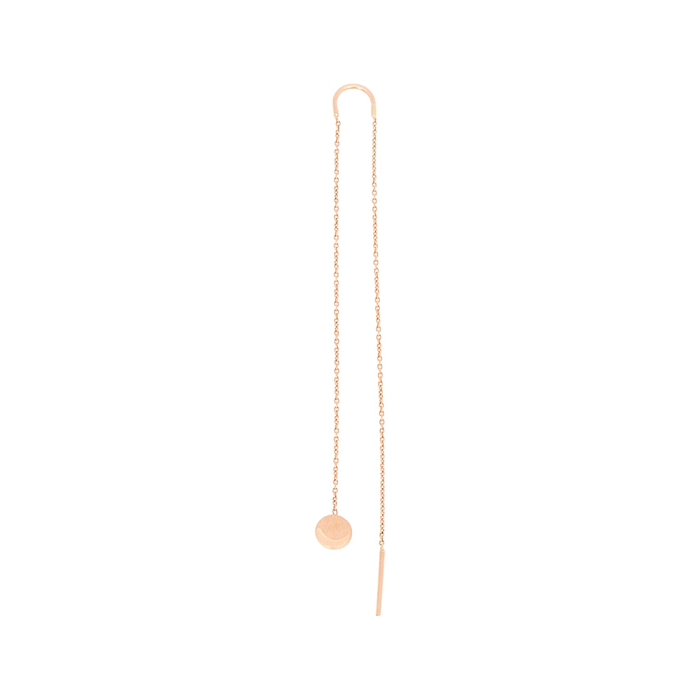 Bidik Disc Long Chain Earring (Single)