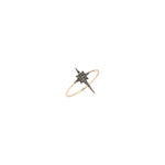 K Star Small Size Ring - Champagne Diamond