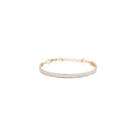 Double Bar Beaded Ball Long Bangle