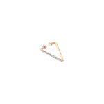 Triangle Cuff (Single) - White Diamond