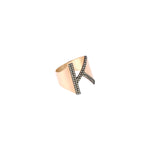 K Ring - Champagne Diamond