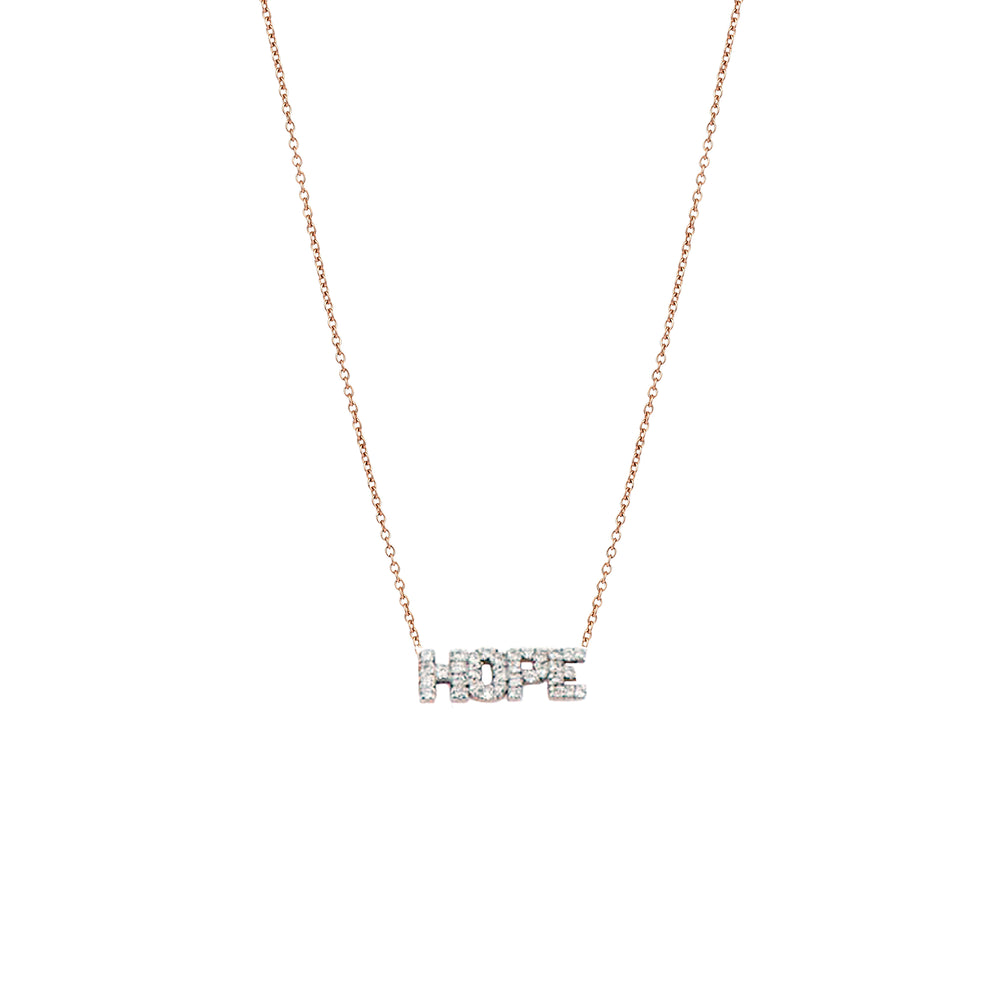 HOPE Necklace - White Diamond