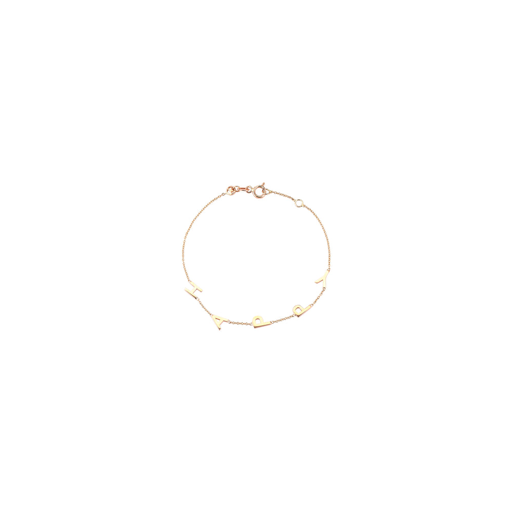 HAPPY Bracelet - Gold