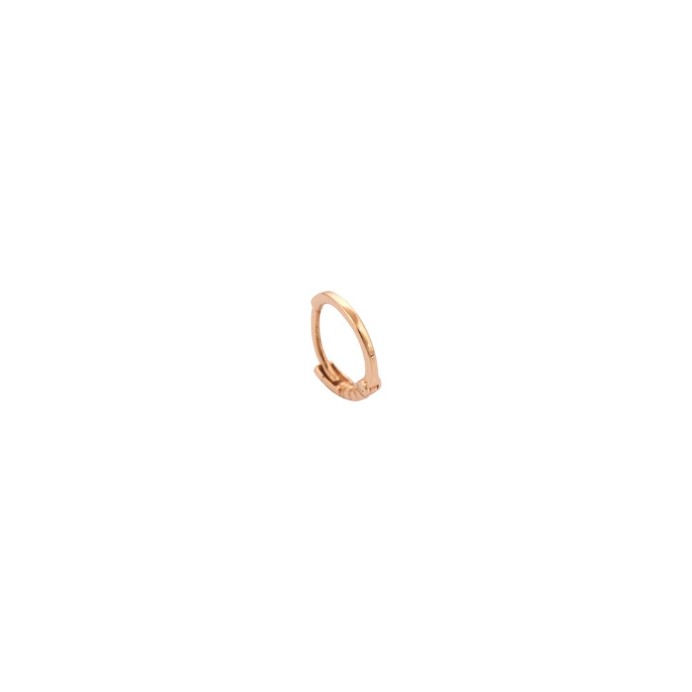 Tiny Hoop Piercing- Gold
