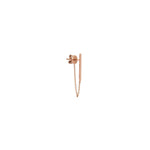 Bar Earring with Chain (Single)