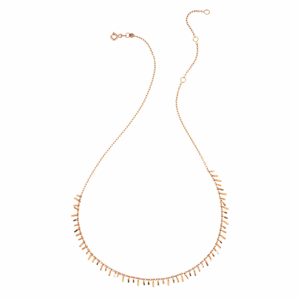 Bar Seed Necklace - Gold