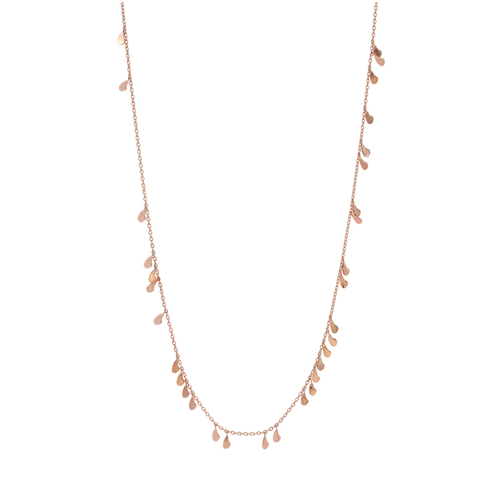 Drop Seed Necklace (60cm) - Gold