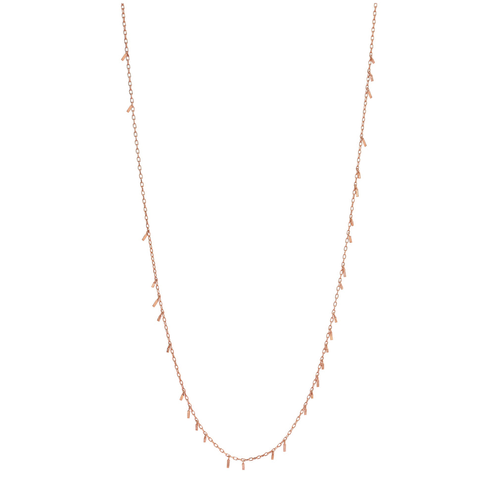 Bar Seed Necklace (60cm) - Gold
