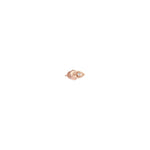 Ball Evil Eye Earring (Single) - White Diamond