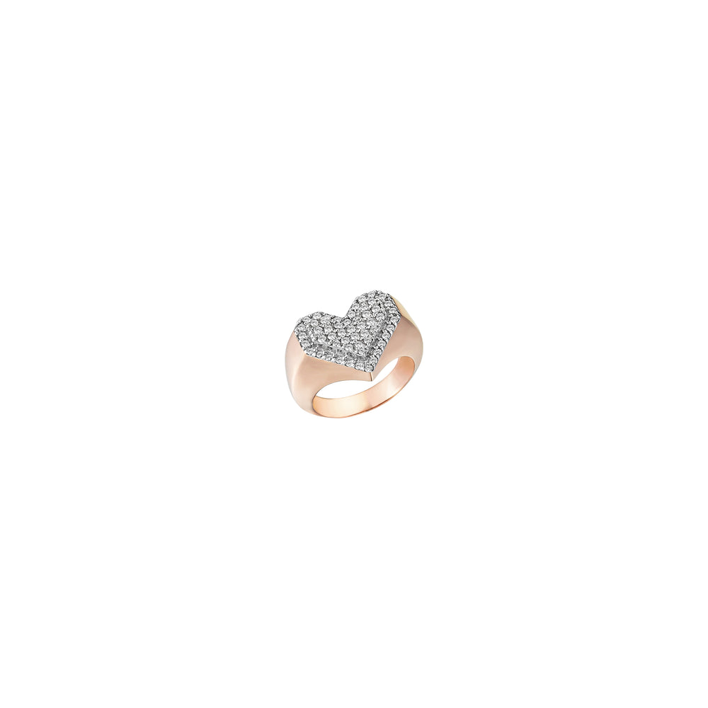 Red'17 Pinky Ring - White Diamond