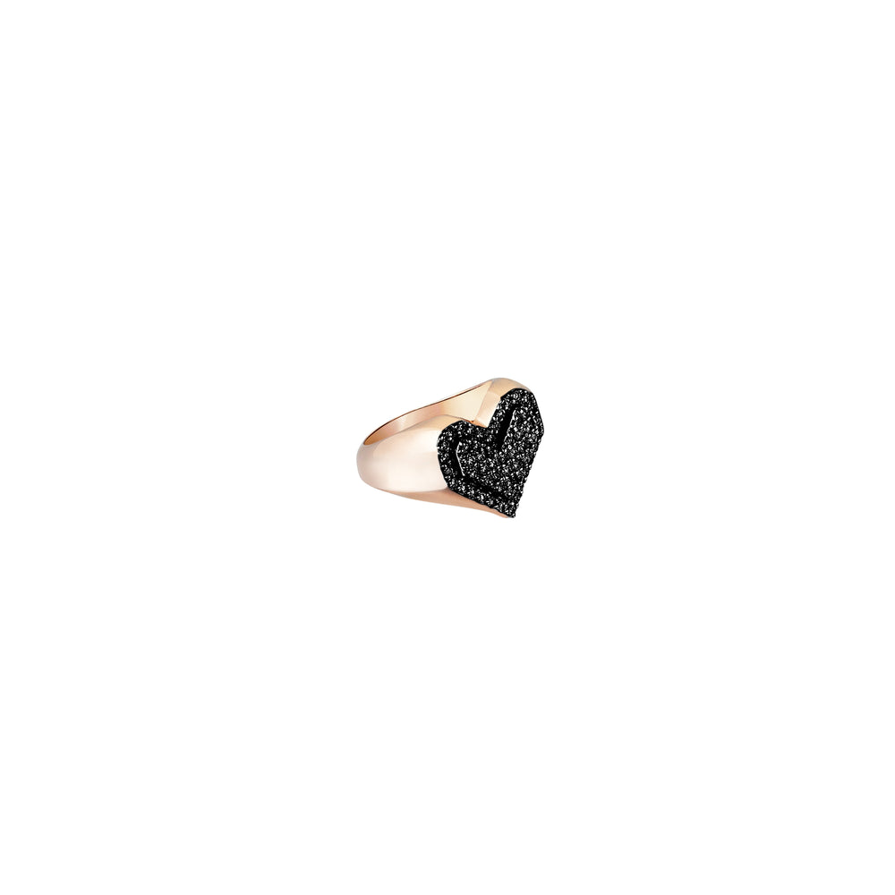 Red'17 Pinky Ring - Champagne Diamond
