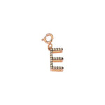 Initials Charm - Champagne Diamond