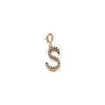 Initials Charm - Champagne Diamond