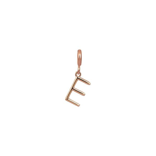 Small Initials Cube Charm - Gold