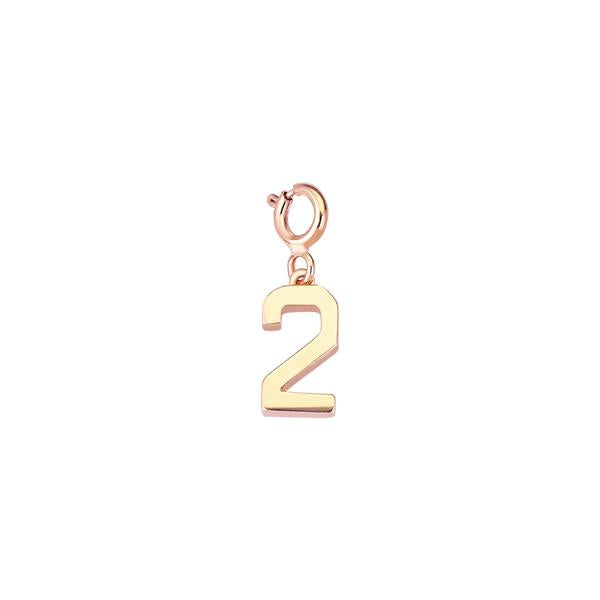 Numbers Charm - Gold