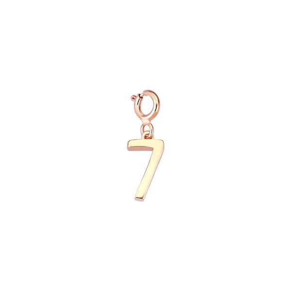 Numbers Charm - Gold