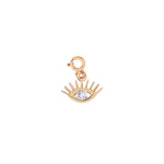 Evil Eye Charm - White Diamond