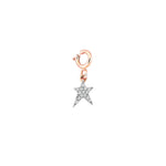 Struck Star charm - White Diamond