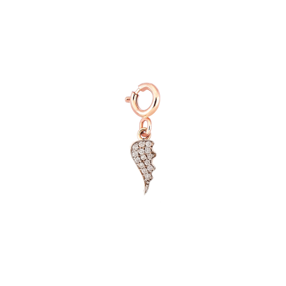 Bidik Wing Charm - White Diamond