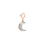 Bidik Moon Charm - White Diamond