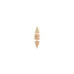 Double Sided Arrow Earring (Single) - Gold