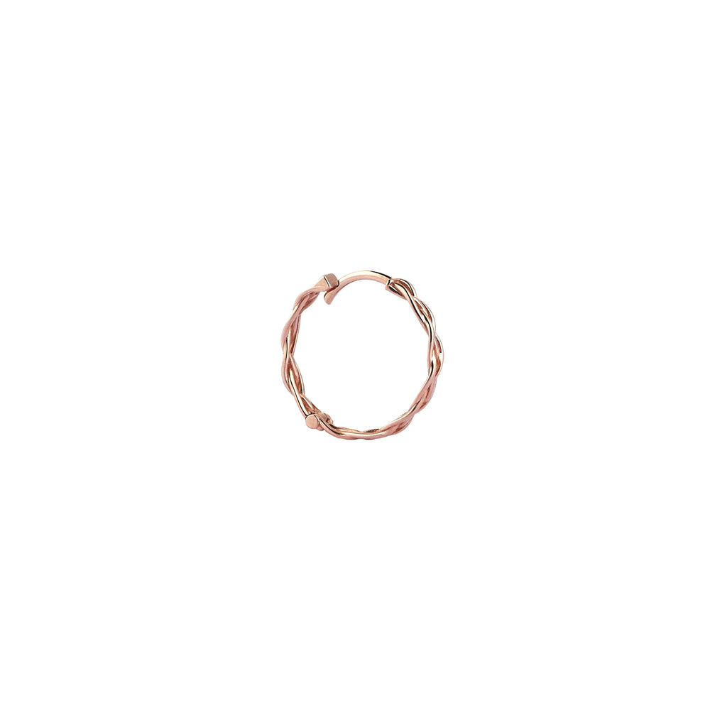 Large Wire Knit Hoop (Single)