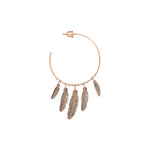 Maxi 5 Feather Hoop (Single)