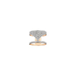 Pave Spear Ring - White Diamond