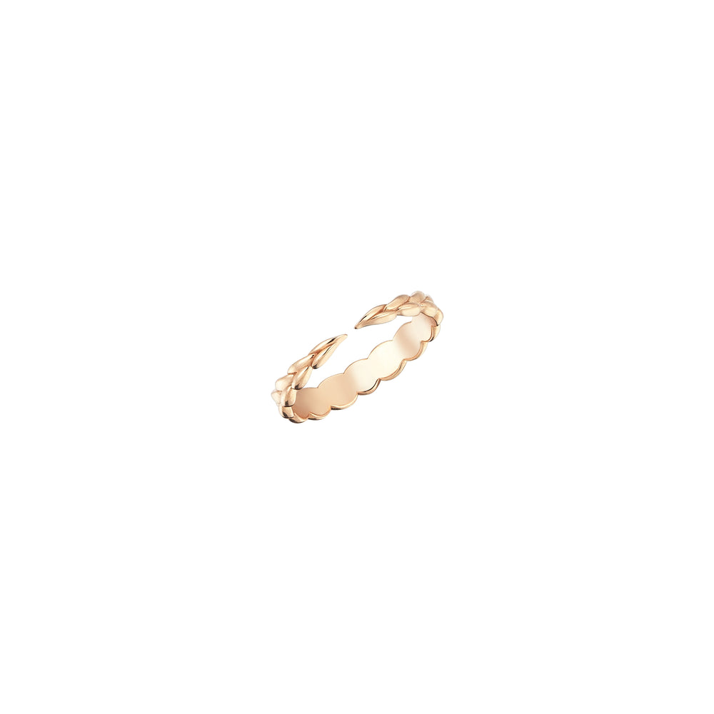 Open Braided Ring - Gold