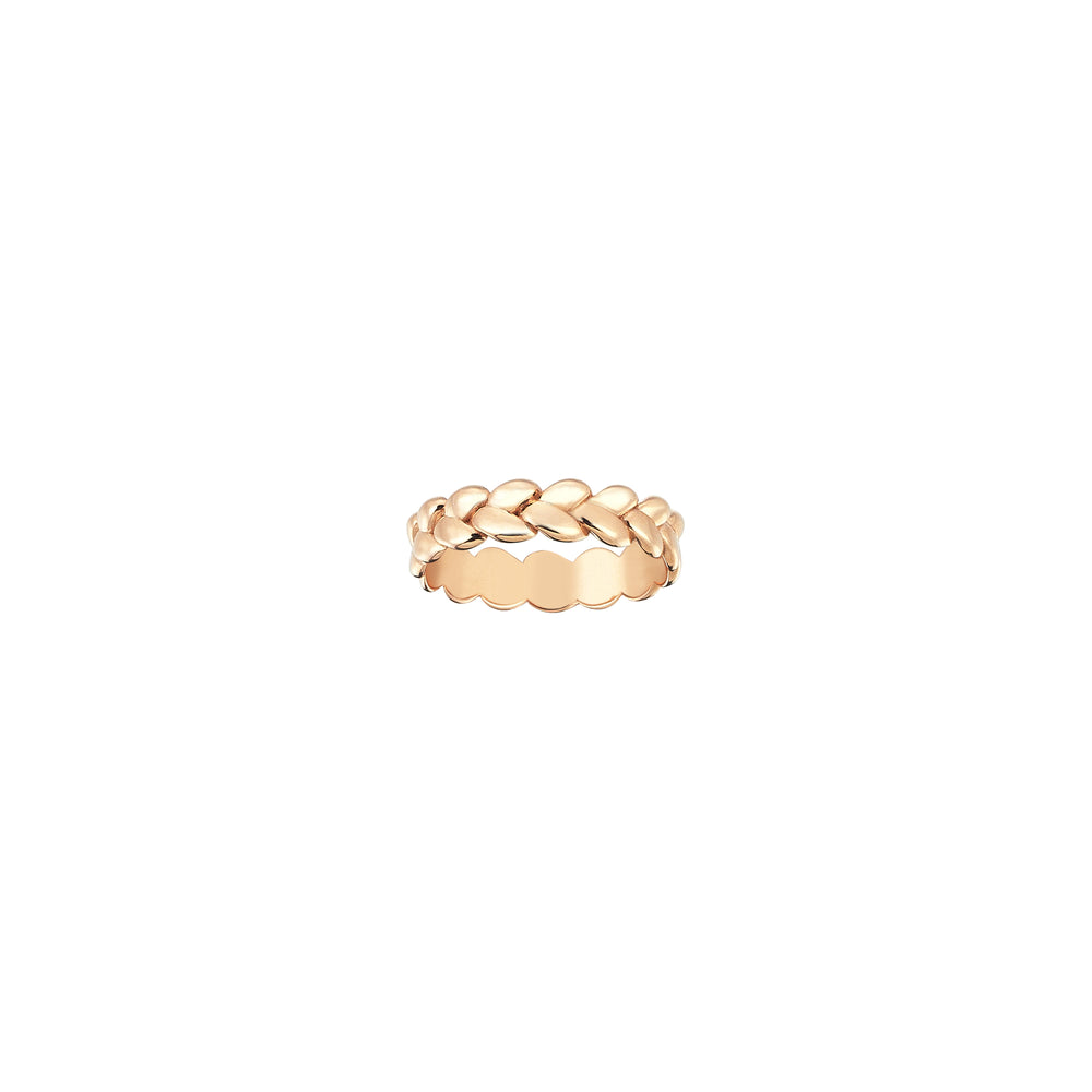 Thick Braided Ring - Gold
