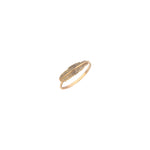 Thin Feather Ring - Gold