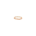 Thin Wire Knit Ring - Gold