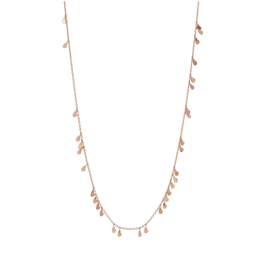Drop Seed Necklace - Gold