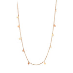 Dangle Circles Necklace - Gold